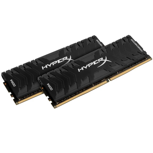 ОЗУ Kingston HyperX Predator HX424C12PB3K2/32 DIMM, DDR4, 32 Гб (2 х 16 Гб), 2400 МГц