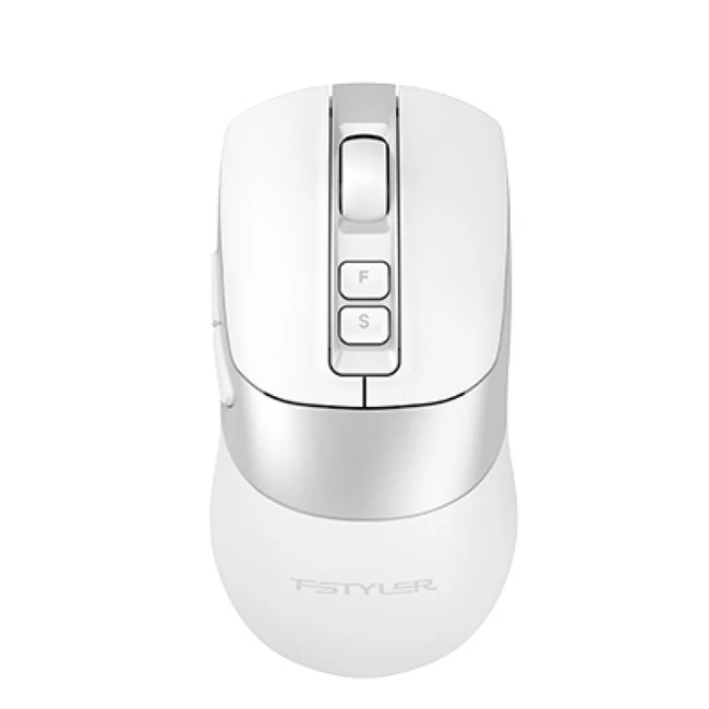 Мышь A4Tech Fstyler FB50CSPlus White (Бюджетная, Беспроводная)