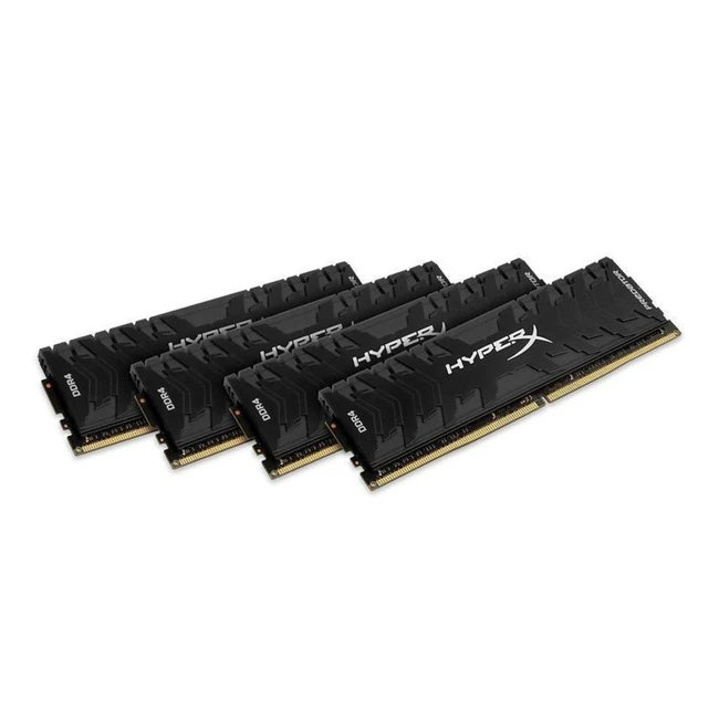 ОЗУ Kingston HyperX Predator 64 (kit) HX424C12PB3K4/64 DIMM, DDR4, 64 Гб (4 х 16 Гб), 2400 МГц