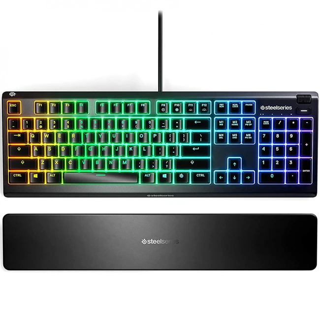 Клавиатура SteelSeries Apex 3 US 64795 (Проводная, USB)