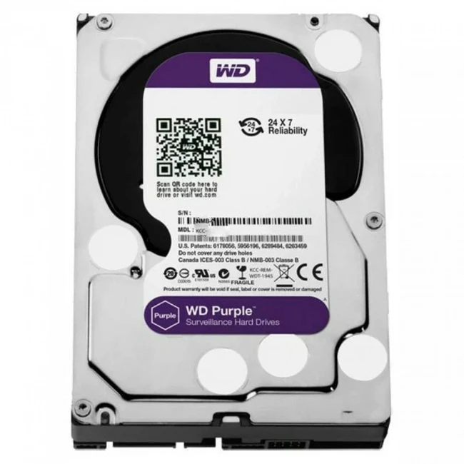 Внутренний жесткий диск Western Digital Purple WD42PURU (HDD (классические), 4 ТБ, 3.5 дюйма, SATA)