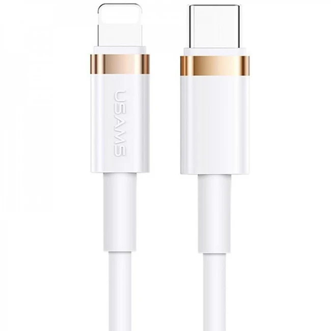 Кабель интерфейсный Usams SJ484USB02 USB Type C - Lightning (8pin)