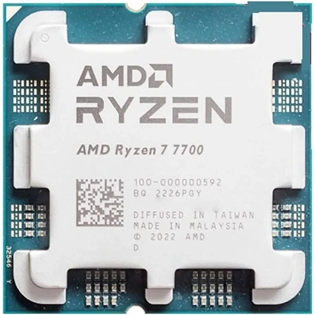 Процессор AMD Ryzen 7 7700 100-000000592 (8, 3.8 ГГц, 32 МБ, OEM)