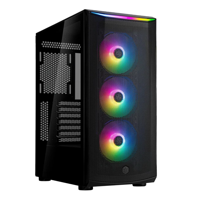 Корпус Silverstone High airflow ATX mid-tower chassis G41FA512ZBG0020 (Игровые, Mid-Tower)