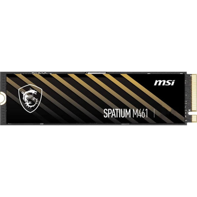 Внутренний жесткий диск MSI SPATIUM M461 PCIe 4.0 NVMe M.2 SPATIUM M461 PCIe 4.0 NVMe M.2 500GB (SSD (твердотельные), 500 ГБ, M.2)