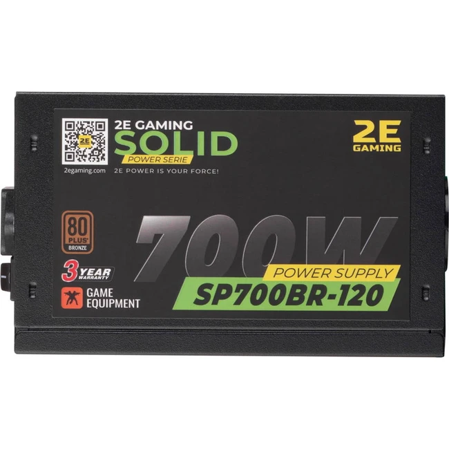 Блок питания 2E SOLID POWER (700W) 2E-SP700BR-120 700 Вт, 80+ Bronze