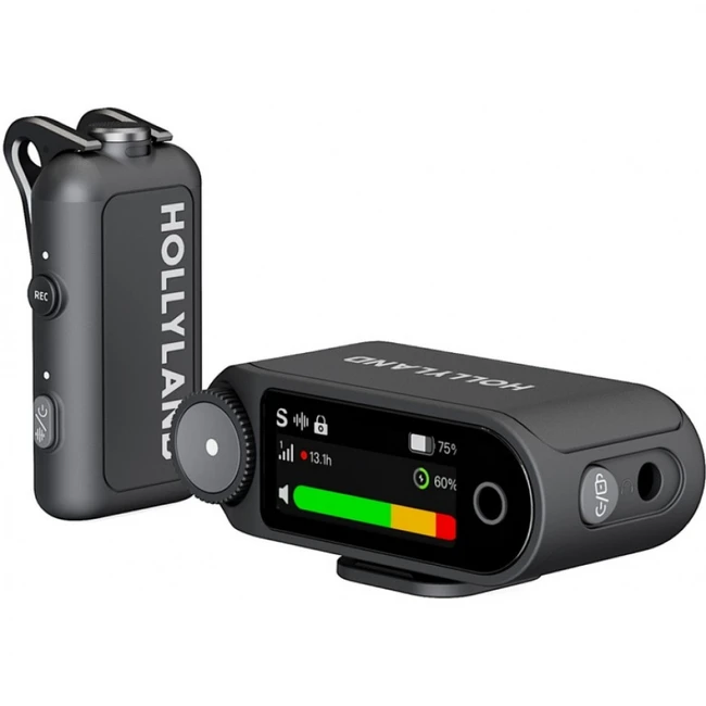 Микрофон Hollyland Lark MAX 2 Solo Серый MAX2SOL