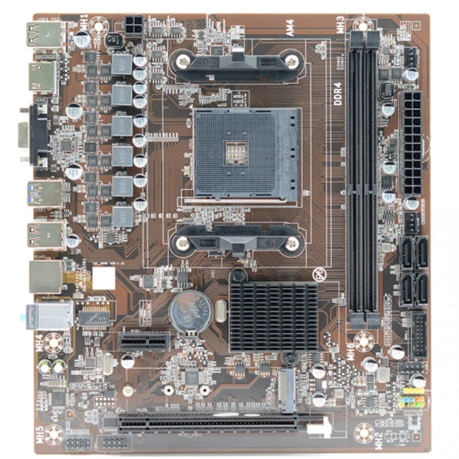 Материнская плата AFOX X470D4-MA-V2 (Micro-ATX, AMD AM4)