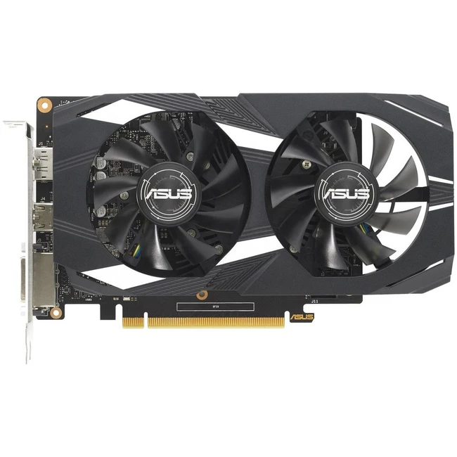 Видеокарта Asus GeForce DUAL-GTX1650-4GD6-P-V2 (4 ГБ)