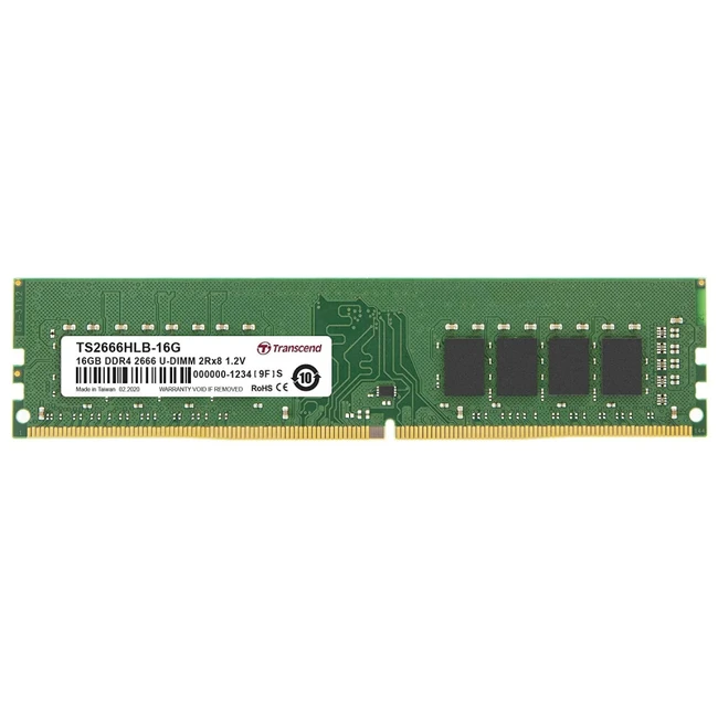 ОЗУ Transcend TS2666HLB-16G DIMM, DDR4, 16 Гб, 2666 МГц
