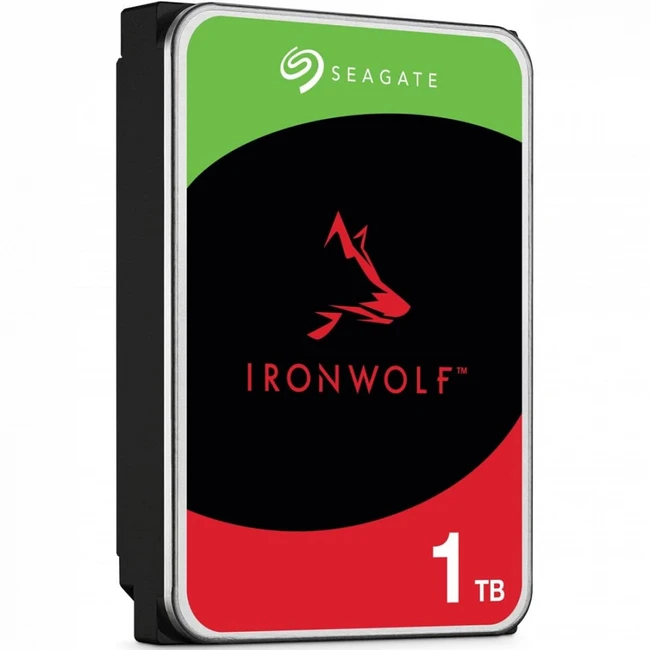 Внутренний жесткий диск Seagate IronWolf 1 Tb ST1000VN008 (HDD (классические), 1 ТБ, 2.5 дюйма, SATA)