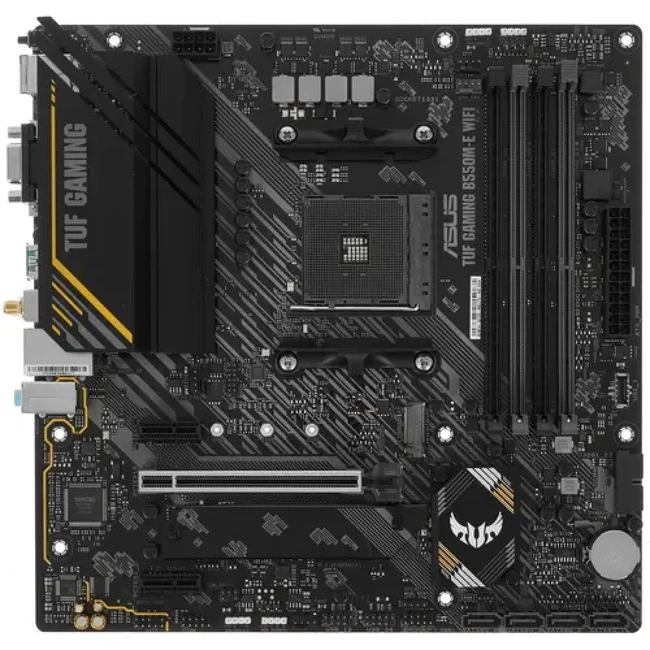 Материнская плата Asus TUF GAMING B550M-E WIFI 90MB17U0-M0EAY0 (Micro-ATX, AMD AM4)
