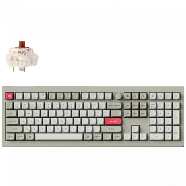 Клавиатура Keychron V6 Max (V6M-R3) V6M-R3-RU Беспроводная, USB