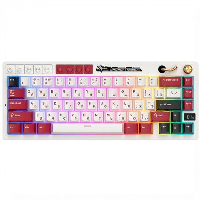 Клавиатура Royal Kludge M65 Famicom (Cream Switch) 6935280827099 (Беспроводная, Bluetooth)