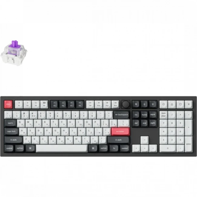 Клавиатура Keychron Q6 HE (Q6H-M1P) Q6H-M1P-RU (Беспроводная, USB)