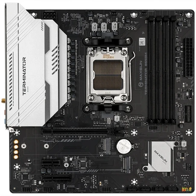 Материнская плата Maxsun Terminator B650M WIFI6 MS-Terminator B650M WIFI6 Micro-ATX, AMD AM5