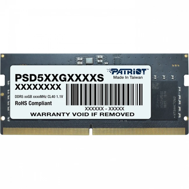 ОЗУ Patriot PSD532G56002S DIMM, DDR5, 32 Гб (2 х 16 Гб), 5600 МГц