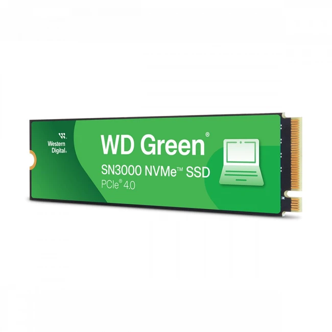 Внутренний жесткий диск Western Digital Green SN3000 WDS500G4G0E (SSD (твердотельные), 500 ГБ, M.2, PCIe)