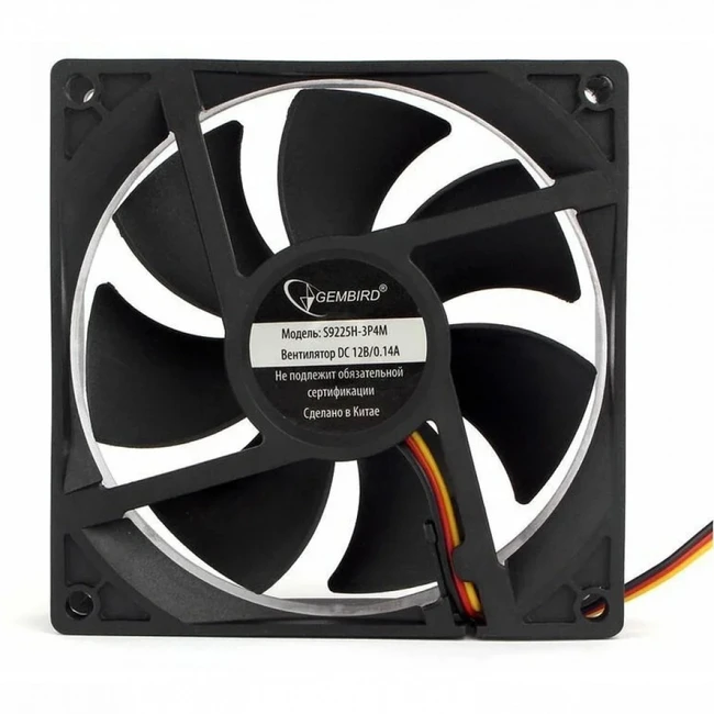 Система охлаждения Gembird S9225H-3P4M 92x92 Для системного блока