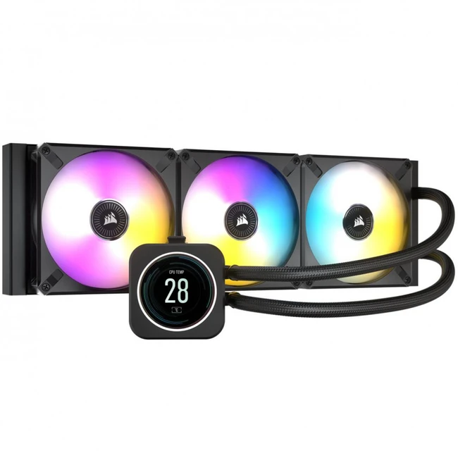 Система охлаждения Corsair H150i ELITE LCD XT Display CW-9060075-WW (Для процессора)