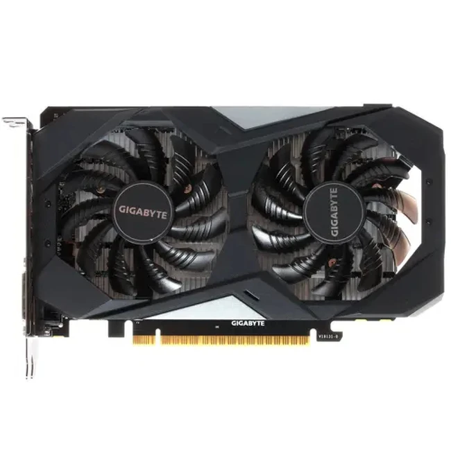 Видеокарта Gigabyte GeForce GTX 1650 D6 WINDFORCE OC (rev. 2.0) [GV-N1656WF2OC-4GD Rev2.0] GV-N1656WF2OC-4GD 2.0 (4 ГБ)