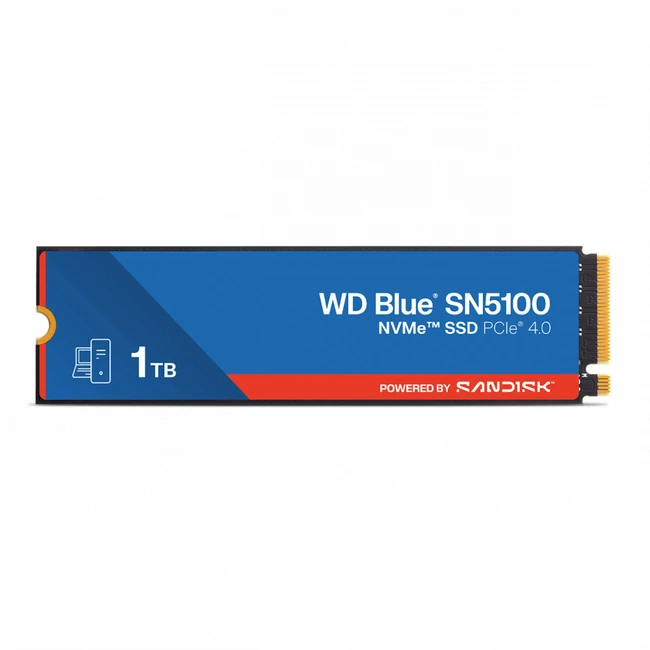 Внутренний жесткий диск Western Digital Blue SN5100 WDS100T5B0E (SSD (твердотельные), 1 ТБ, M.2, PCIe)