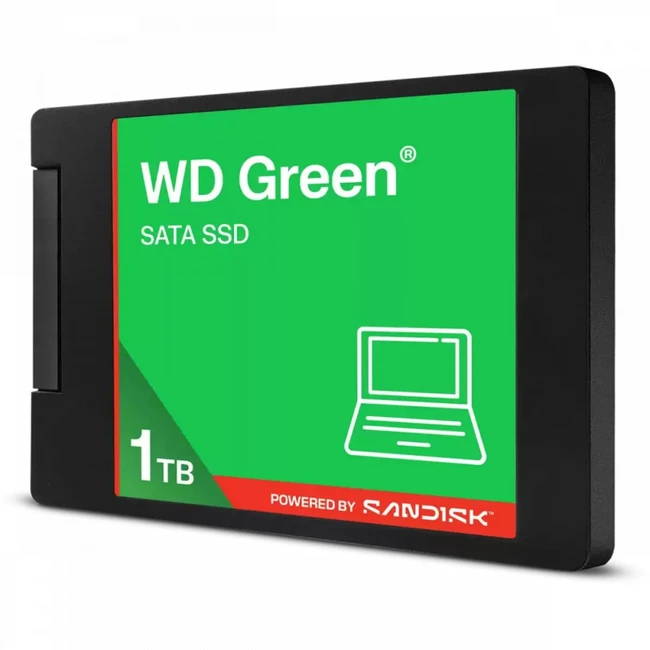 Жесткий диск Western Digital Green WDS100T5G0A SSD (твердотельные), 1 ТБ, 2.5 дюйма, SATA
