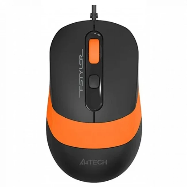 Мышь A4Tech FM10/ORANGE Бюджетные, Проводная
