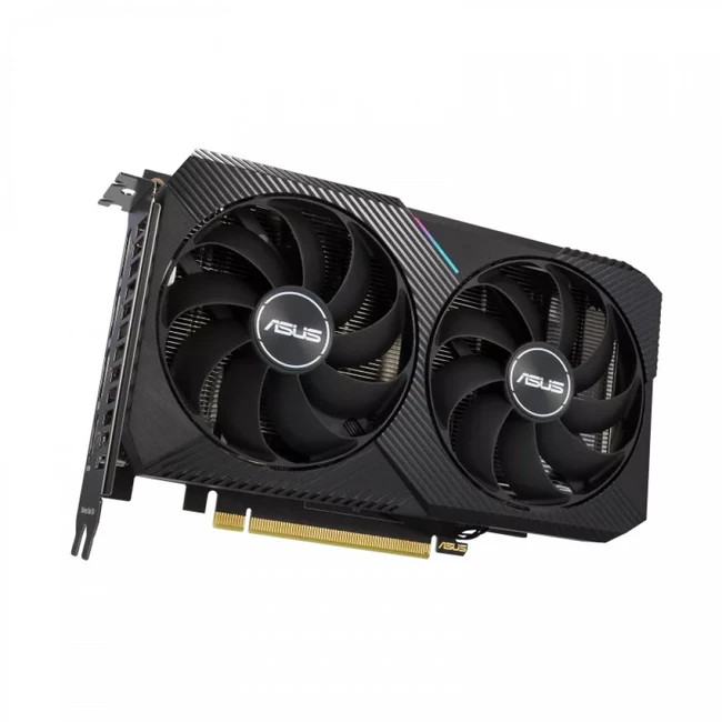 Видеокарта Asus GeForce RTX3060 DUAL-RTX3060-O8G LHR (8 ГБ)