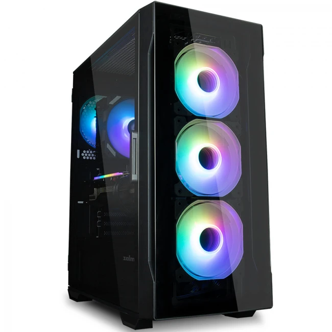 Корпус Zalman I3 NEO TG BLACK I3NEOTGBLACK (Игровые, Mid-Tower)