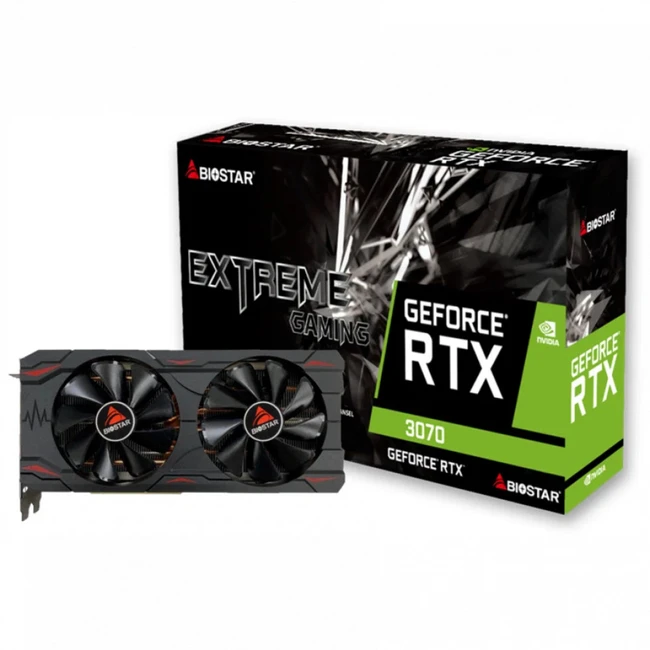 Видеокарта BIOSTAR GeForce RTX 3070 VN3706RM82 (8 ГБ)