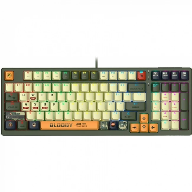 Клавиатура Bloody S98 Aviator S98-Aviator (Проводная, USB)