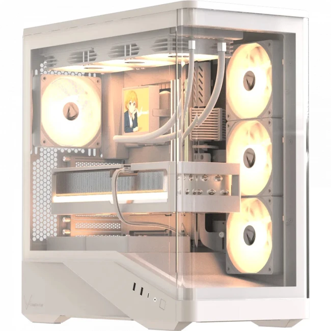 Корпус Formula Crystal U9 PA White (Игровые, Mid-Tower)