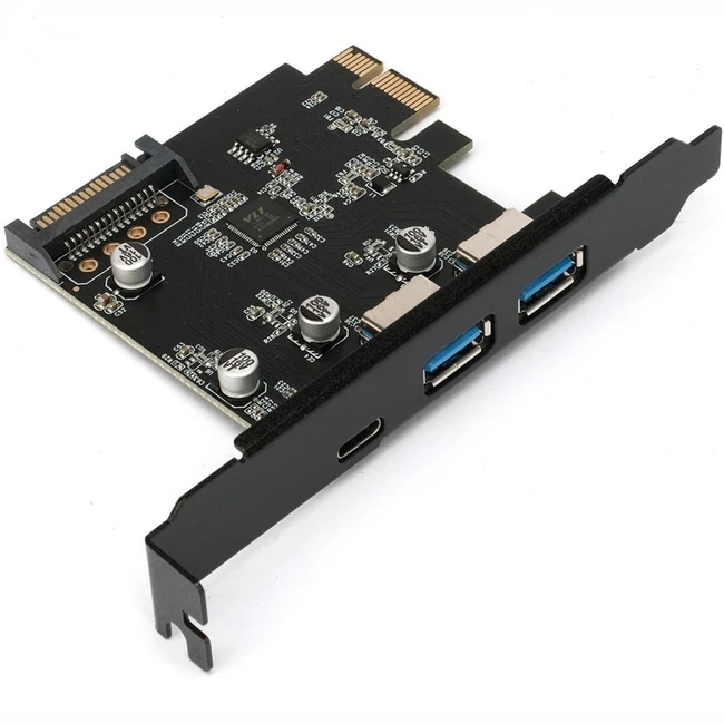 Аксессуар для ПК и Ноутбука Gembird Контроллер PCI-express SPCR-03 (Контроллер)