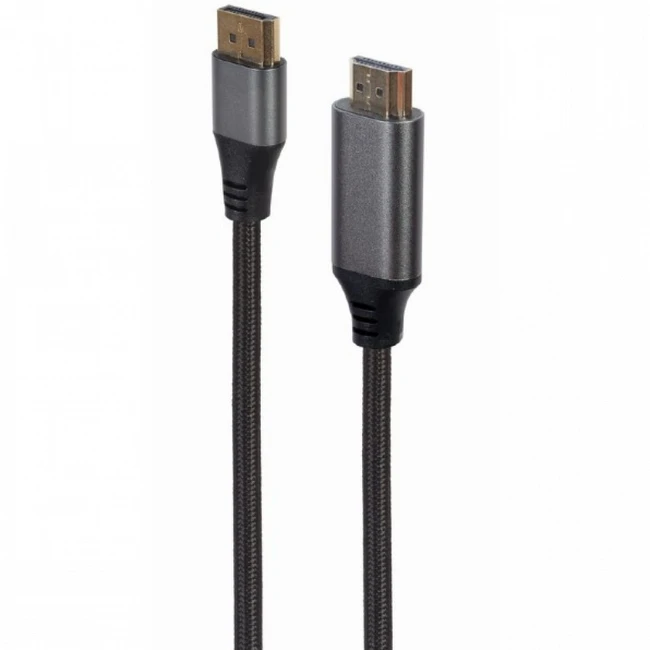 Кабель интерфейсный Cablexpert DisplayPort to HDMI 1.8m CC-DP-HDMI-4K-6 (Display порт - HDMI)
