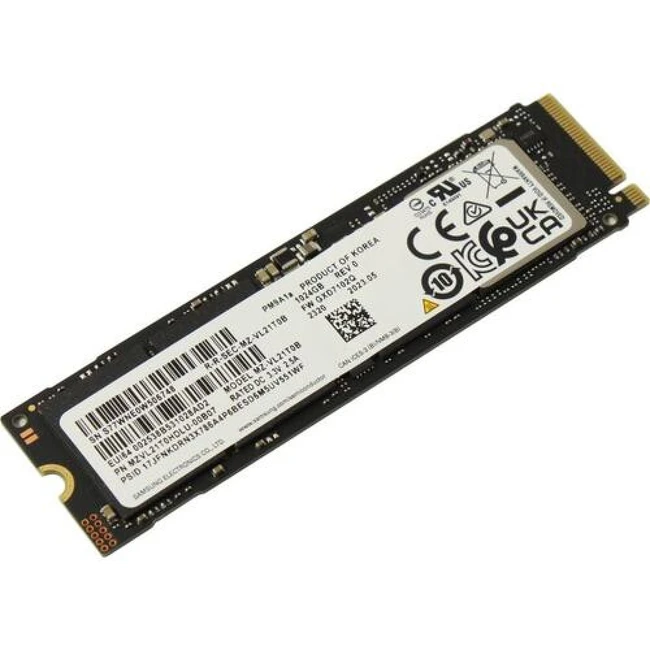 Жесткий диск Samsung PM9A1a MZVL21T0HCLR-00B07 SSD (твердотельные), 1 ТБ, M.2, PCIe