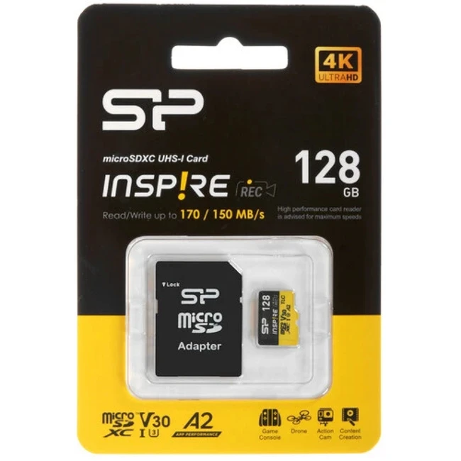 Флеш (Flash) карты Silicon Power SP128GBSTXLA2V1N (128 ГБ)