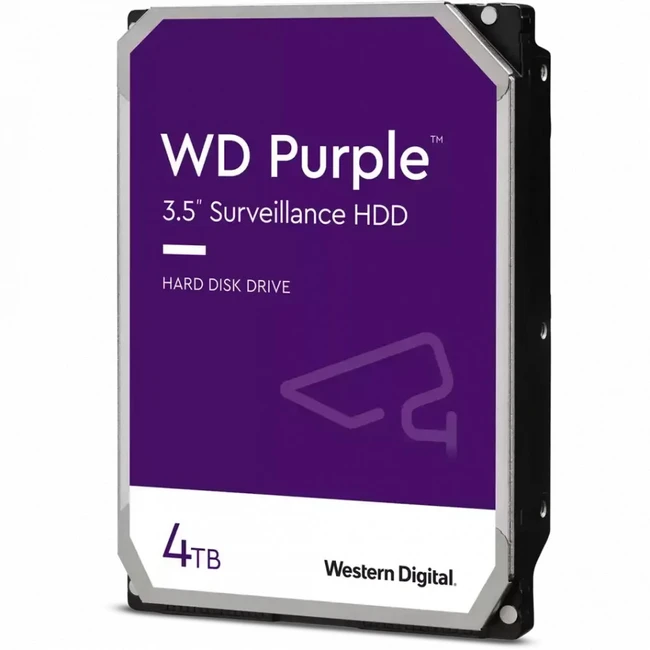 Внутренний накопитель Western Digital Purple Pro Surveillance WD44PURZ (HDD (классические), 4 ТБ, 3.5 дюйма, SATA)