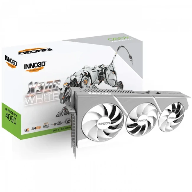 Видеокарта Inno3D RTX 4090 X3 OC WHITE N40903-246XX-18333259 (24 ГБ)