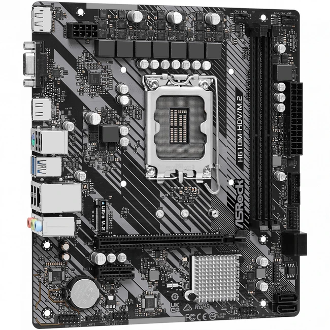 Материнская плата ASRock H610M-HDV/M.2 R2.0 (Micro-ATX, LGA 1700)
