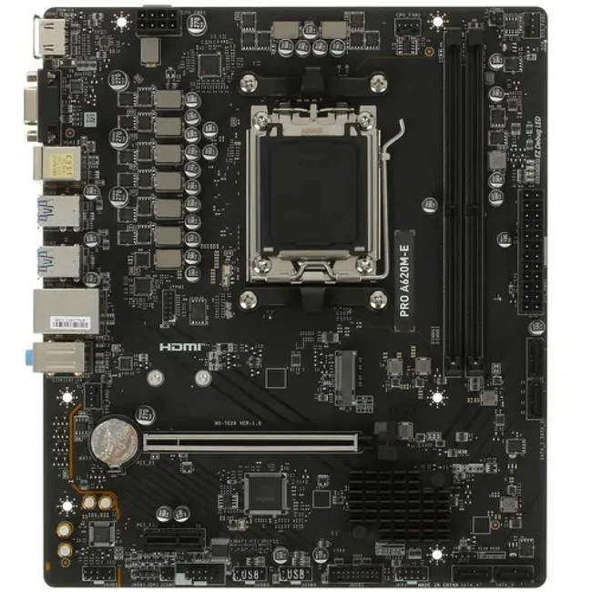 Материнская плата MSI PRO A620M-E (Micro-ATX, AMD AM5)