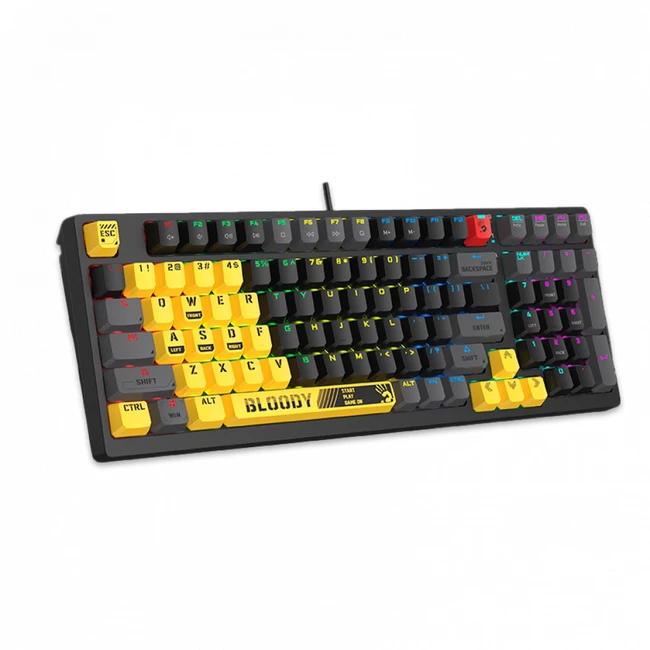 Клавиатура A4Tech S98-Lime Проводная, USB