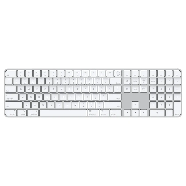Клавиатура Apple Magic Keyboard with Touch ID and Numeric Keypad MK2C3ZA/A (Проводная, USB)