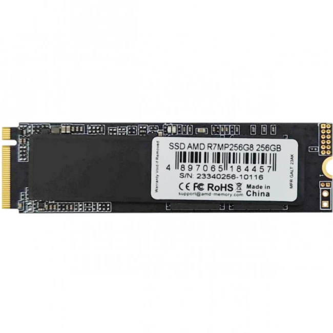 Внутренний жесткий диск AMD R7MP256G8 (SSD (твердотельные), 256 ГБ, M.2)