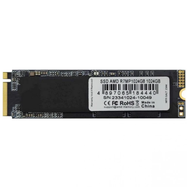 Внутренний жесткий диск AMD R7MP1024G8 (SSD (твердотельные), 1 ТБ, M.2)
