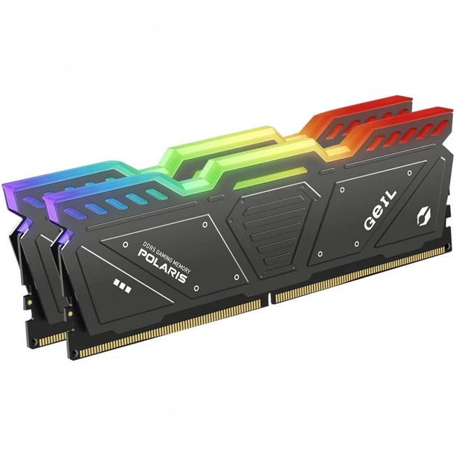 ОЗУ Geil POLARIS RGB Titanium Gray GOSG532GB6800C36ADC (DIMM, DDR5, 32 Гб (2 х 16 Гб), 6800 МГц)