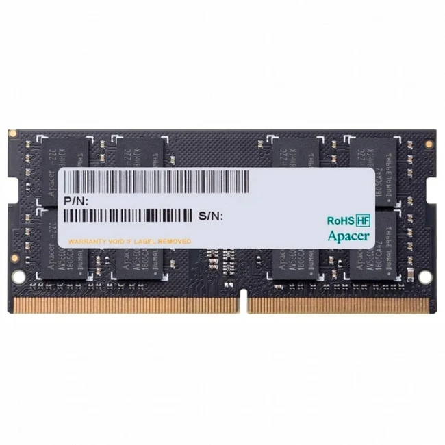 ОЗУ Apacer AS16GGB26CQYBGH/ES.16G2V.GNH (SO-DIMM, DDR4, 16 Гб, 2666 МГц)