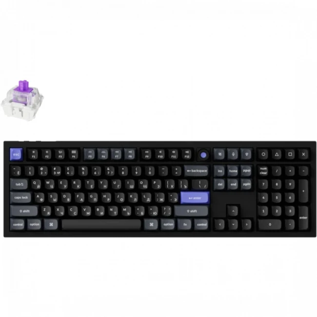 Клавиатура Keychron Q6 HE 8K (Q6HW-M1P) Q6HW-M1P-RU Беспроводная, USB