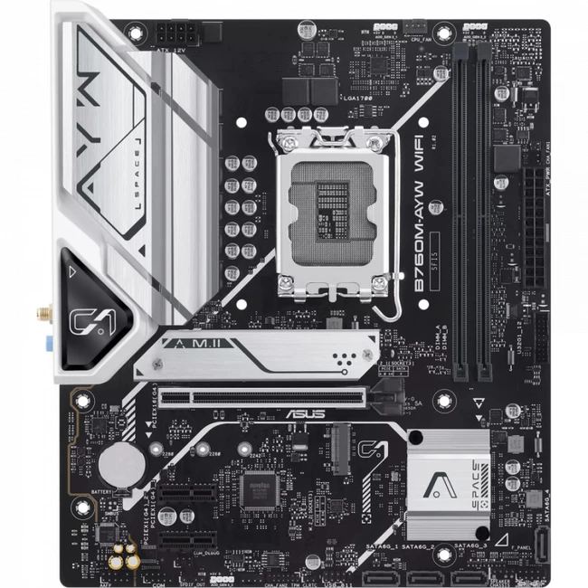 Материнская плата Asus B760M-AYW WIFI-SI 90MB1FK0-M0UBY0 Micro-ATX, LGA 1700