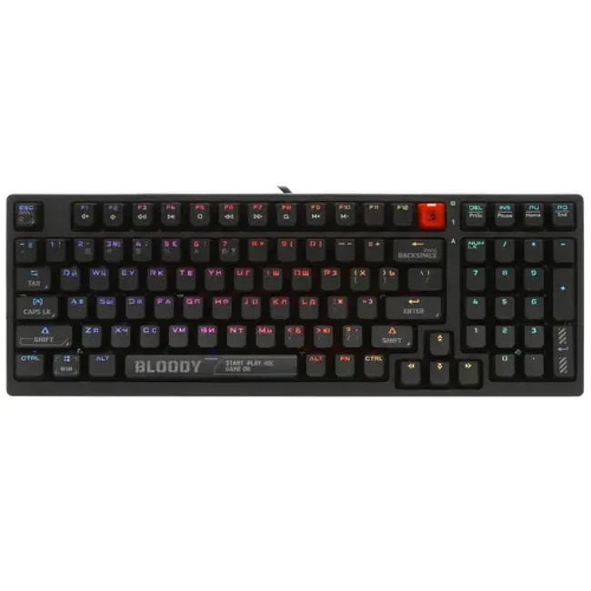 Клавиатура A4Tech S98 BLACK (Проводная, USB)